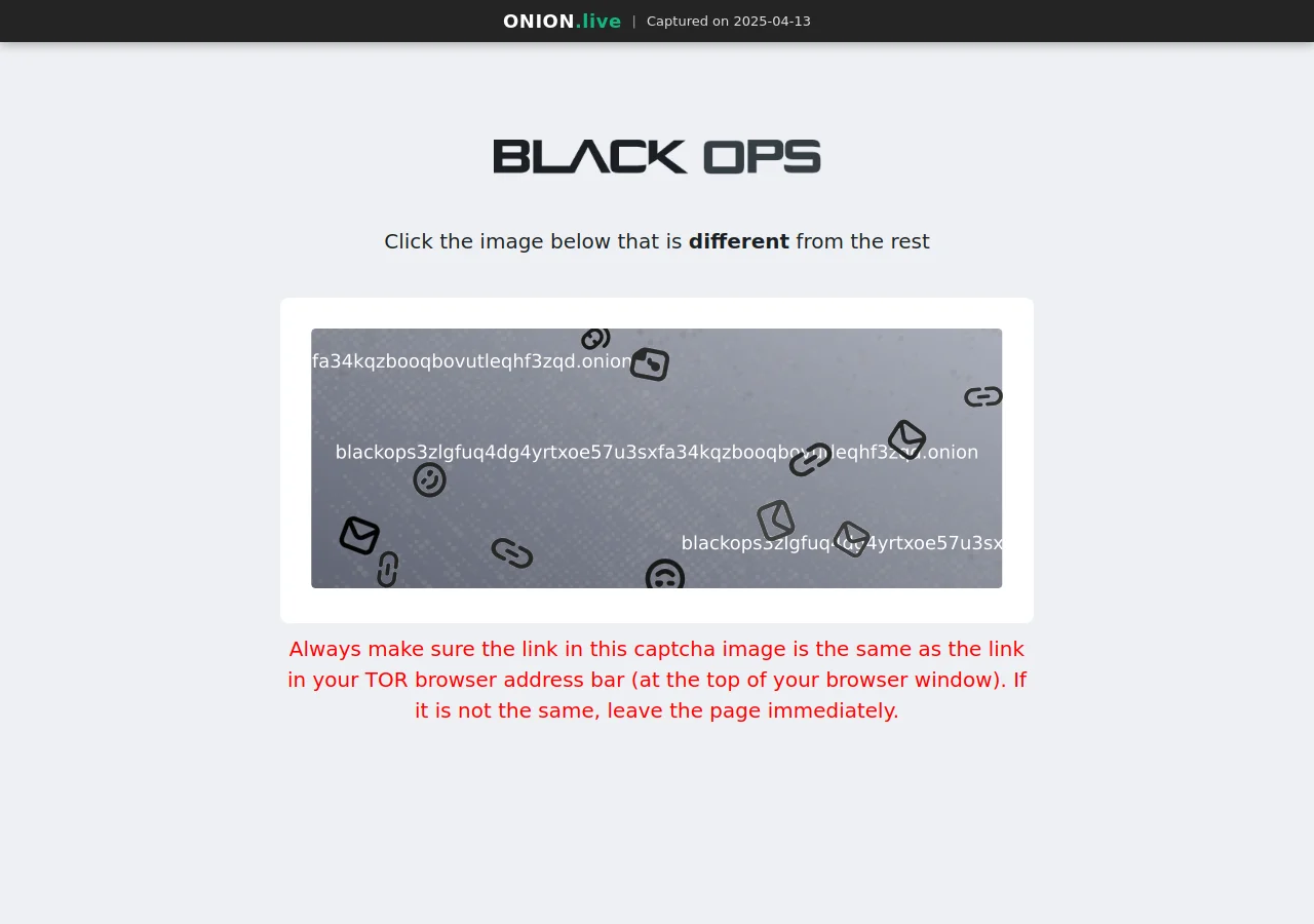 Black Ops Market screenshot